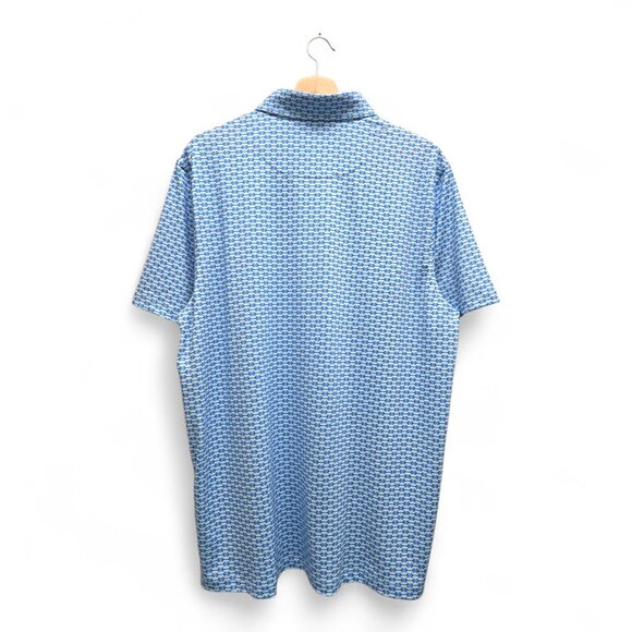 G/Fore Men’s G Link Tech Jersey Golf Polo Shirt XL Multicolor Performance NWT - Picture 2 of 2